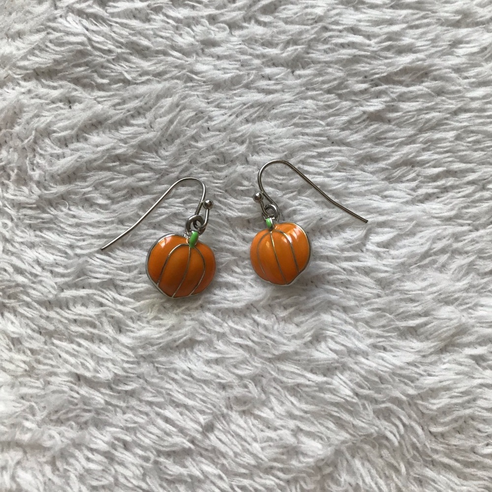 pumpkin earrings